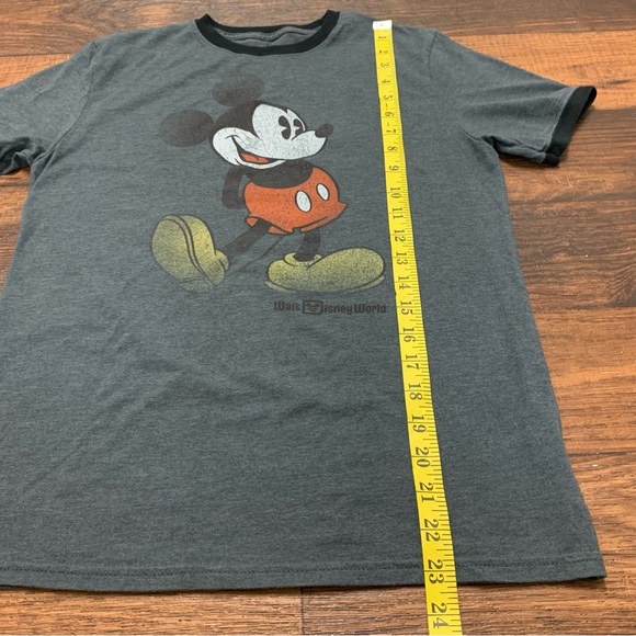 Disney Parks Gray Mickey Mouse unisex kids crew neck short sleeve t-shirt Sz XL - Picture 5 of 9